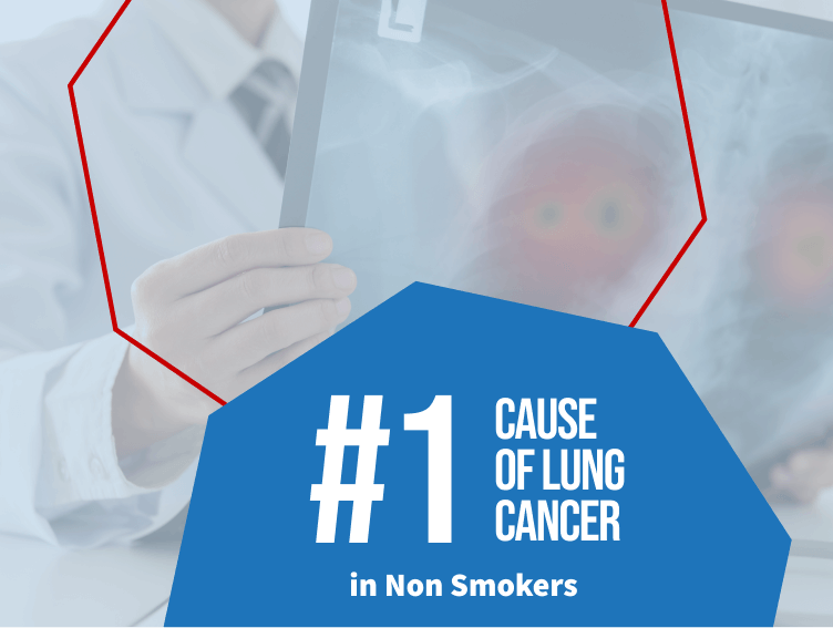 Radon Gas is the #1 cause of lung cancer in non-smokers